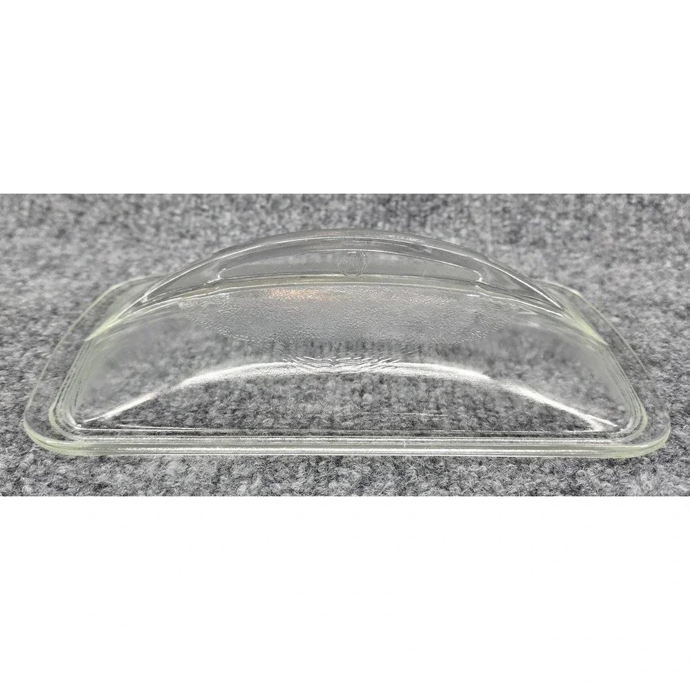 Vintage‎ Westinghouse Glass Fin LID ONLY For Loaf Pan Refrigerator Dish Clear